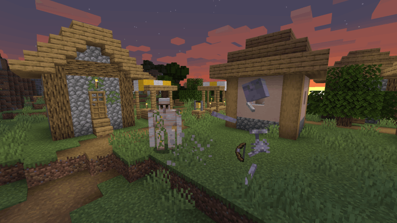 Iron Golem with Skeleton